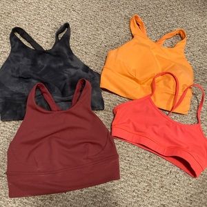 LULULEMON sports bra lot of 4 - size 6